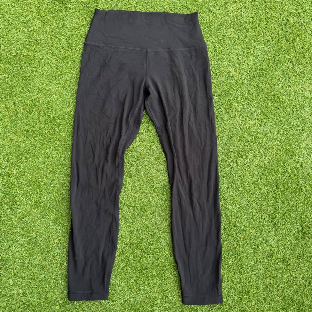 Lululemon Align Pant II 25" Size 8 Black LW5CT3S Workout Athletic Preppy Pull On